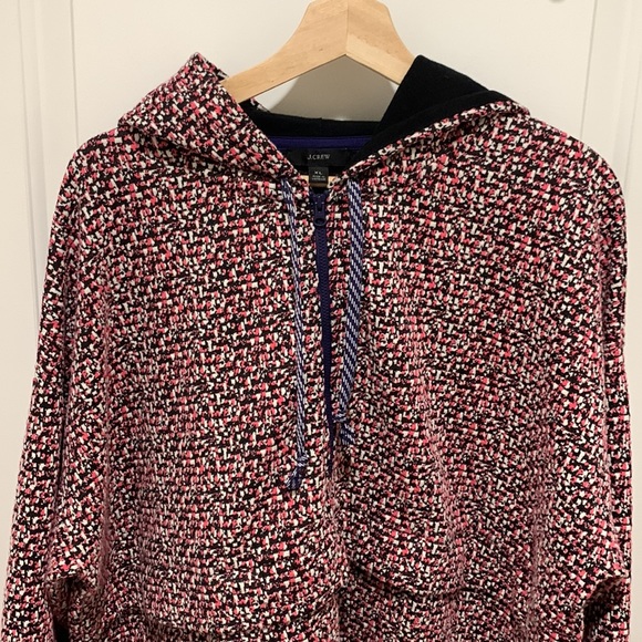 J. Crew speckled Jacquard Anorak pullover - Picture 3 of 9